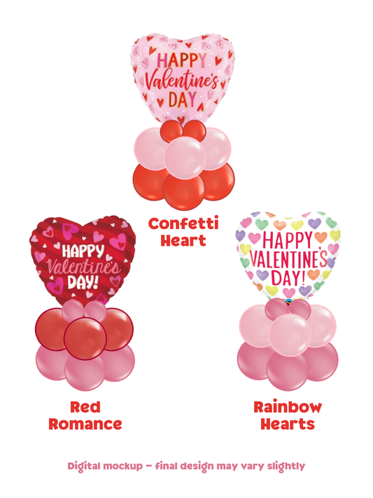 Valentine’s Day Tabletop Arrangement